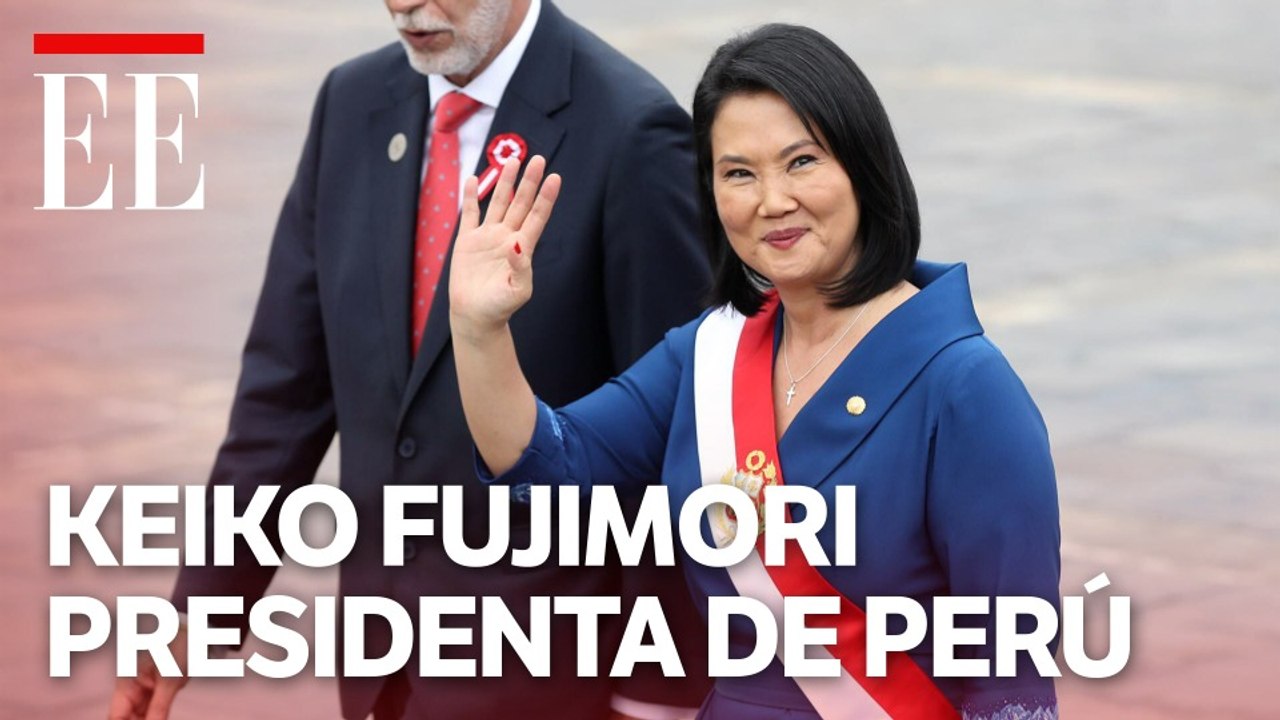 Keiko Fujimori juró como presidenta de Perú