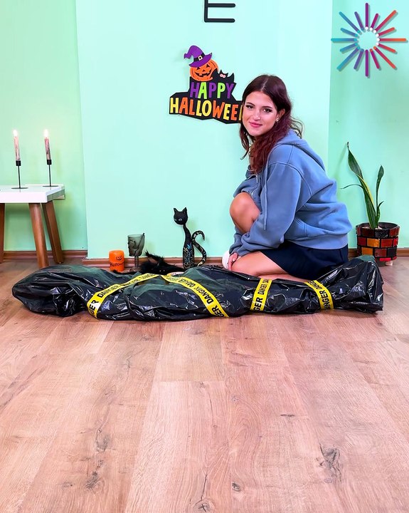 Terrifyingly realistic DIY body bag prop⚰️⚠️