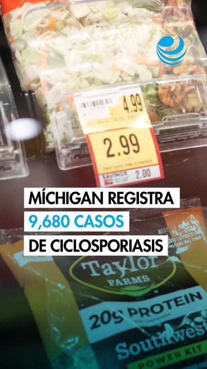 Míchigan registra 9,680 casos de ciclosporiasis tras brote con lechuga iceberg