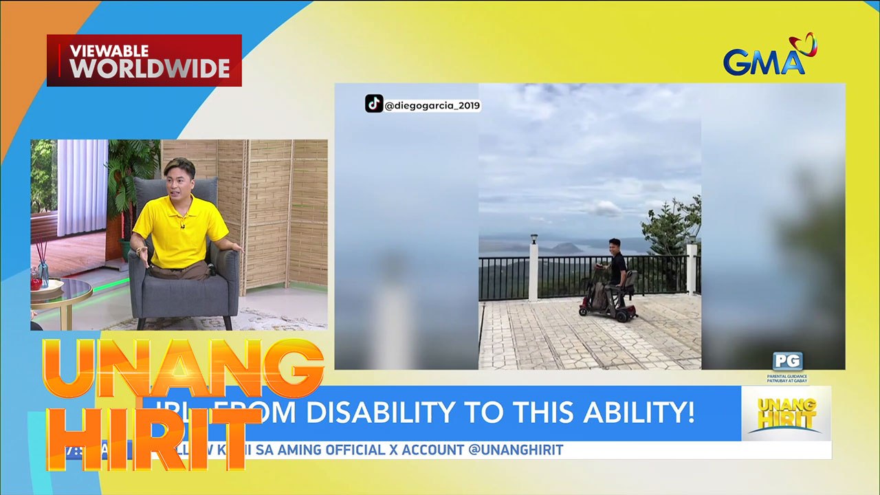 IRL - Diego Garcia, inspirasyon sa kabila ng kapansanan | Unang Hirit