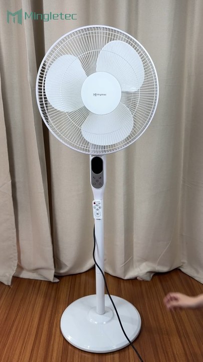 Mingletec silent 16inch stand fan with remote control