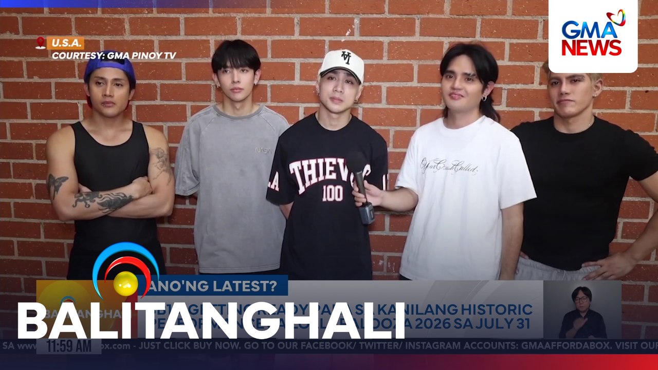 SB19, getting ready para sa kanilang historic performance sa Lollapalooza 2026 sa July 31 | Balitanghali