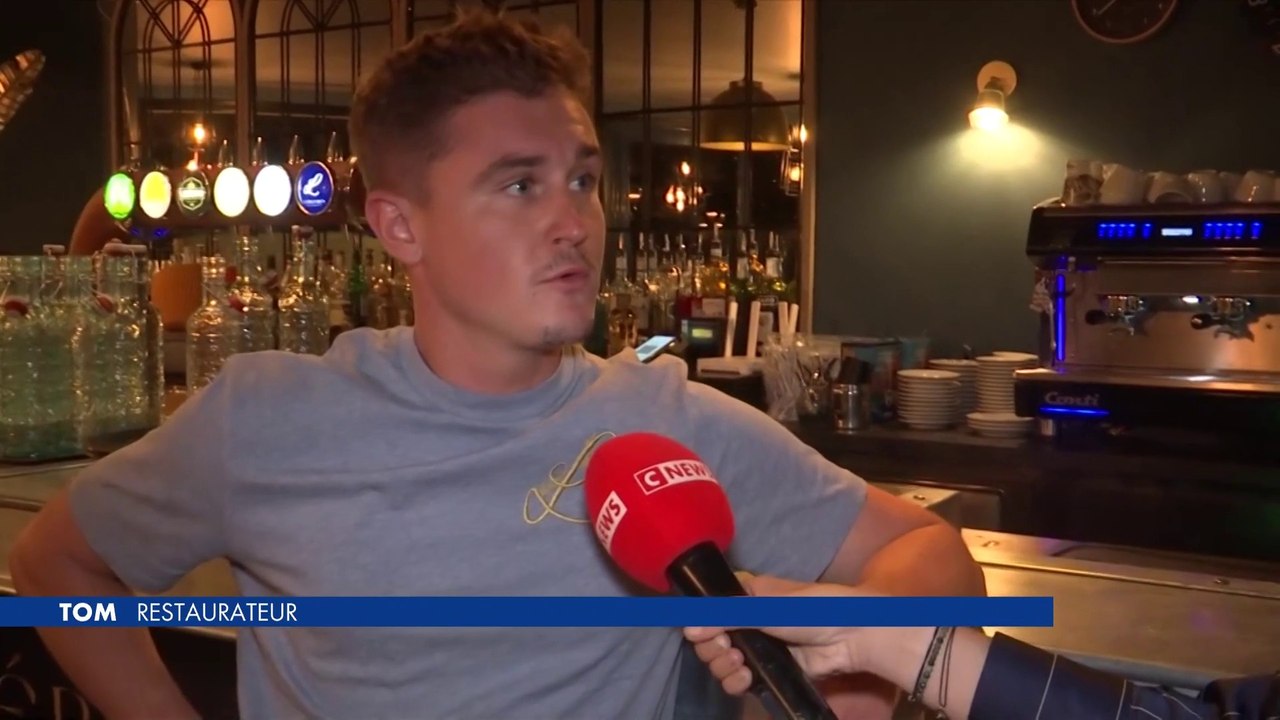 Tom, restaurateur à Biscarrosse, évoque la réouverture de son établissement après une évacuation