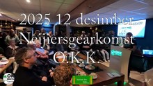 2025 12 desimber Gearkomst O.K.K. mei útrikking Jubileumboek