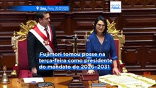 Peru: Keiko Fujimori assume presidência com promessa de pôr fim a década de instabilidade