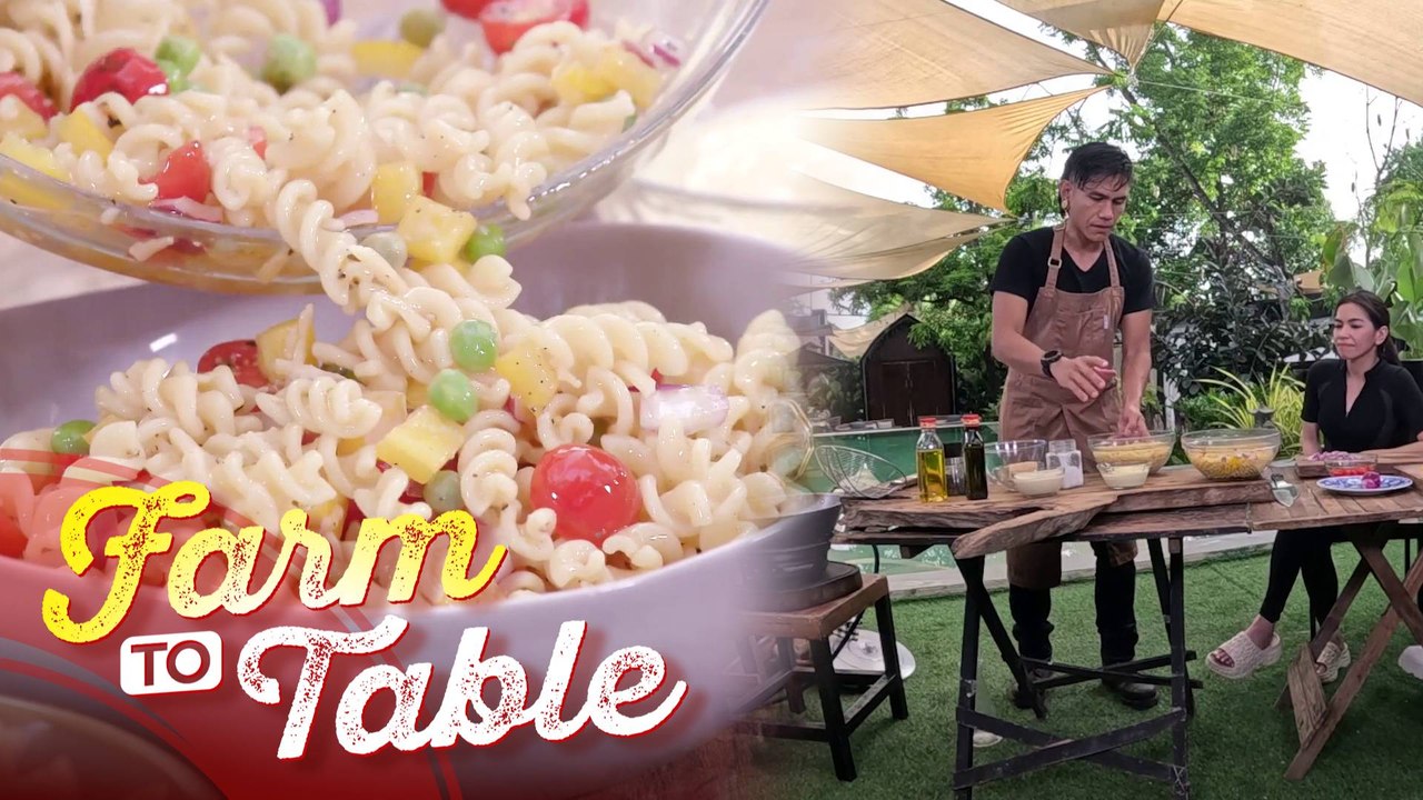 Garden pasta recipe by Chef JR! | Farm To Table
