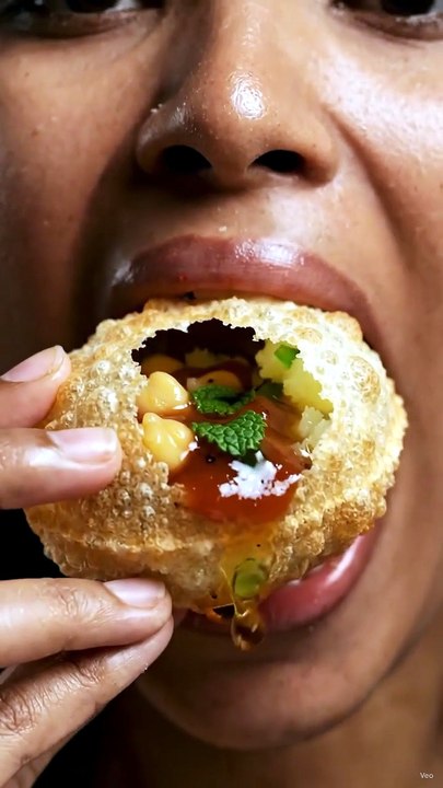 Crispy Pani Puri Crunch 🤤
