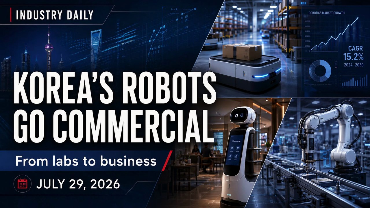 Korea's Robots Go Commercial | July 29 2026