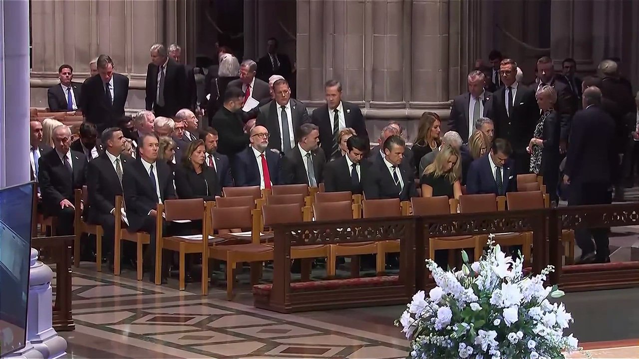 TRUMP, NETANYAHU and ZELENSKYY Gather for Lindsey Graham’s Funeral