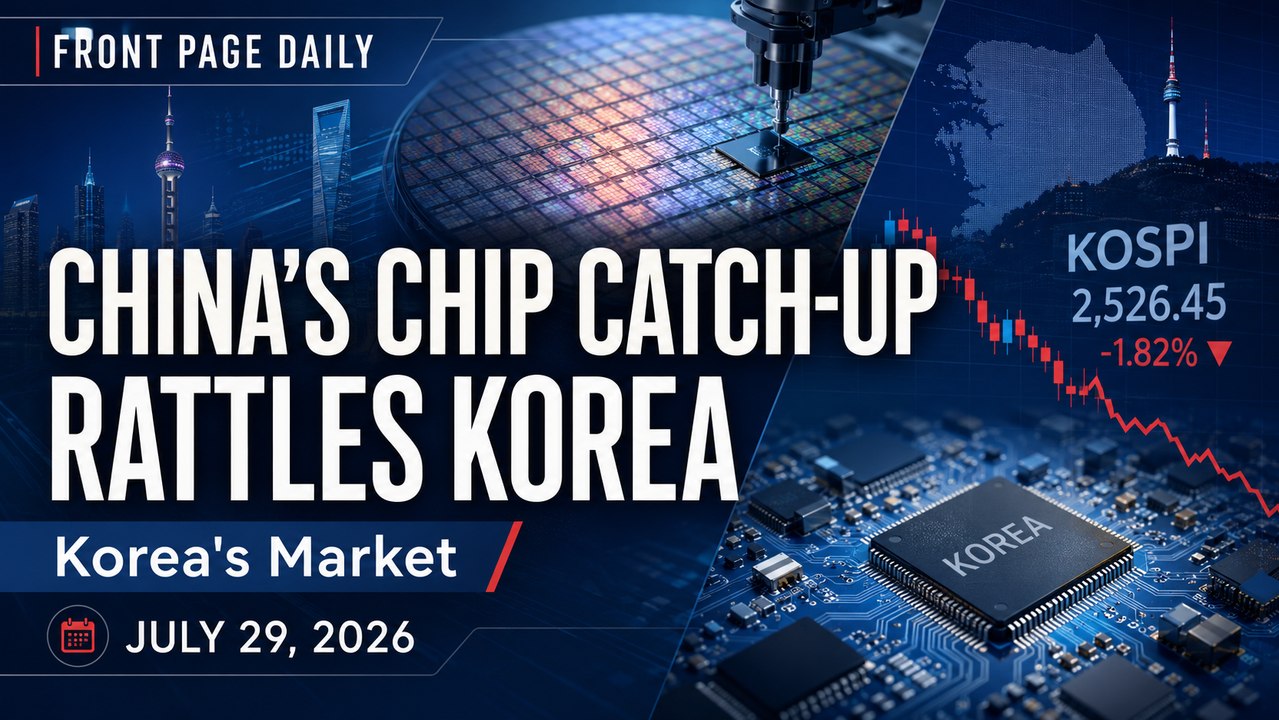 China's Chip Catch-Up Rattles Korea's Market | July 29 2026