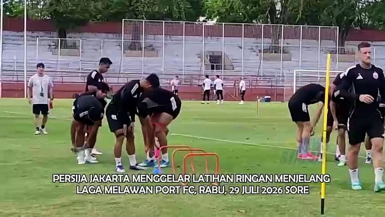 Persija Gelar Latihan Ringan Jelang Lawan Port FC