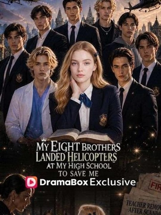 My Eight Brothers Landed Helicopters at My High School to Save Me  -Full  HD #fullmovie2026 #Dramavideo #trending🧡🍏 🔥
