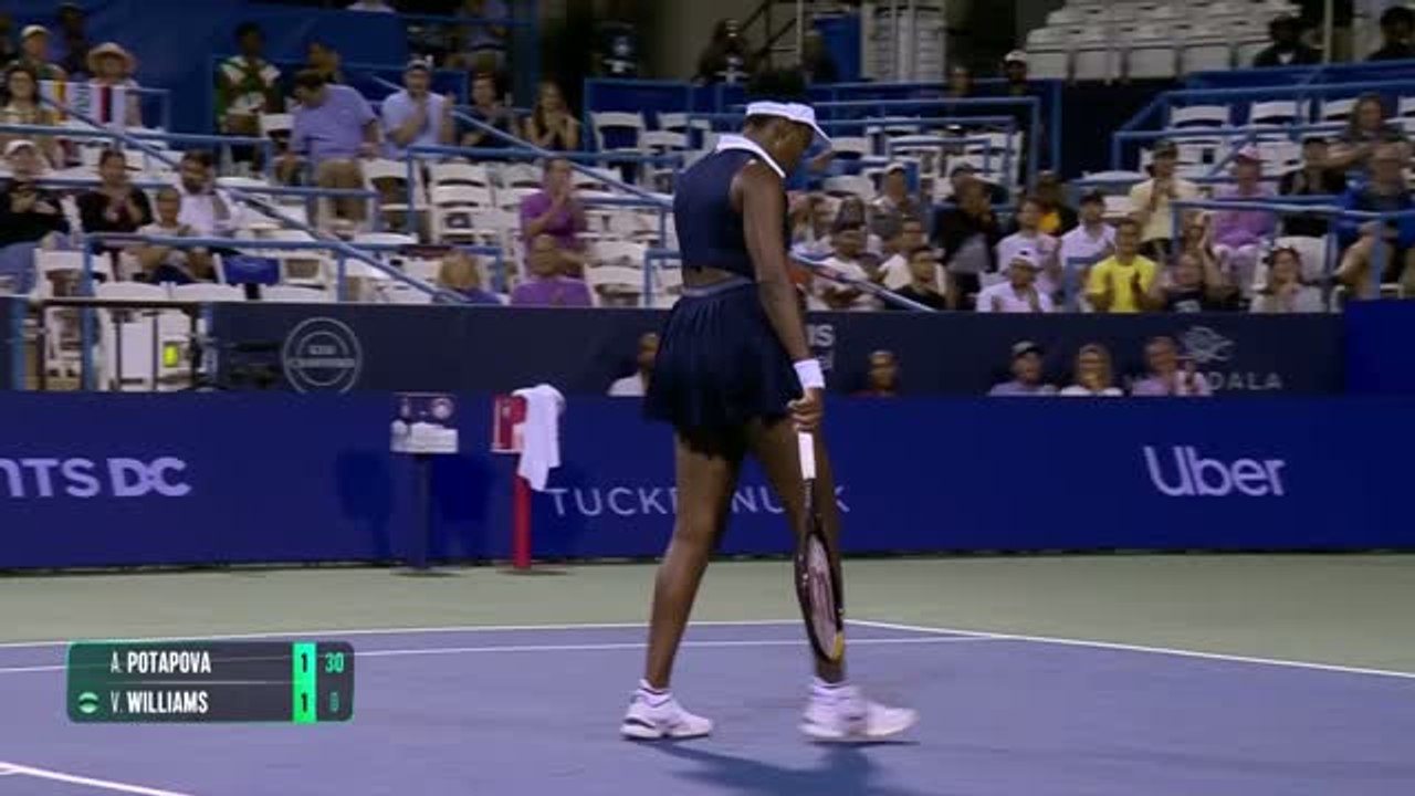 Washington - Venus Williams battue au premier tour par Potapova
