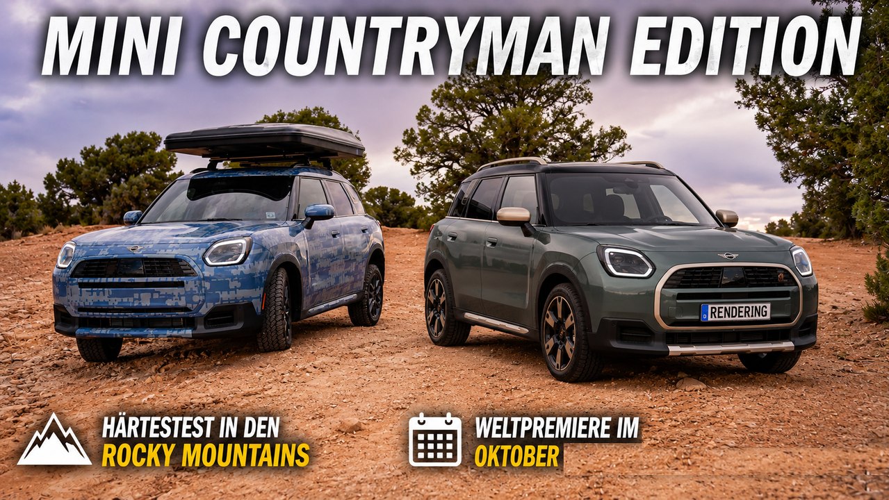 MINI Countryman Edition muss sich im härtesten Testgelände beweisen