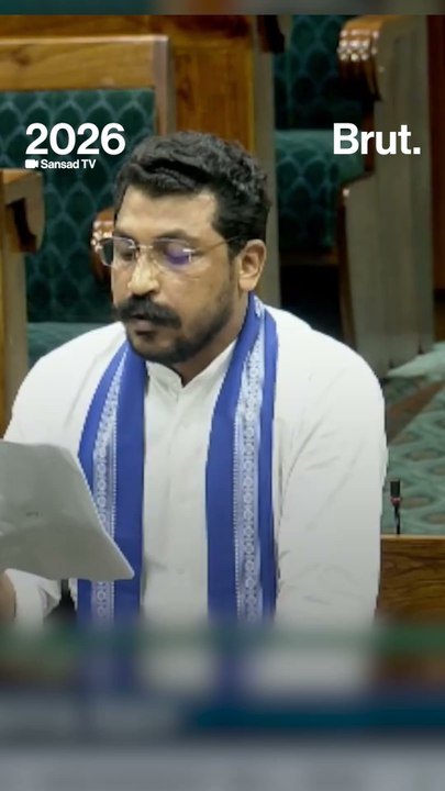 Chandra Shekhar Azad interrupted while speaking on police brutality against students.