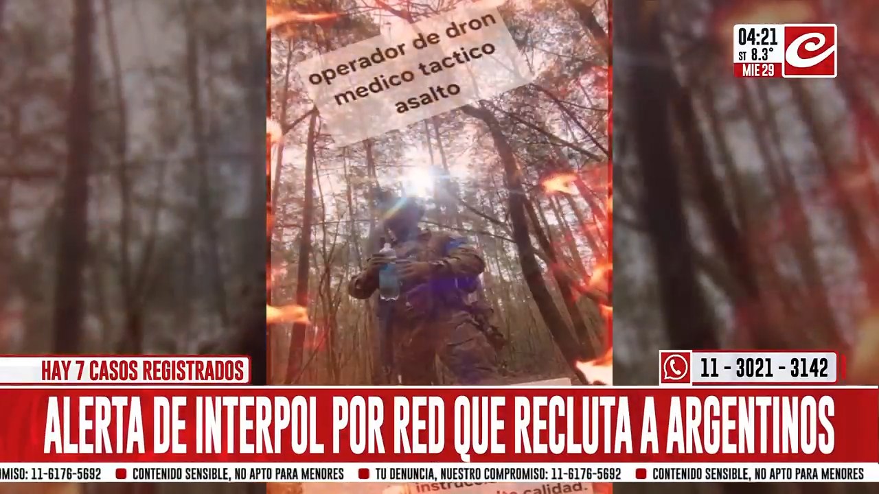 Reclutaban argentinos para mandarlos a la guerra de Ucrania
