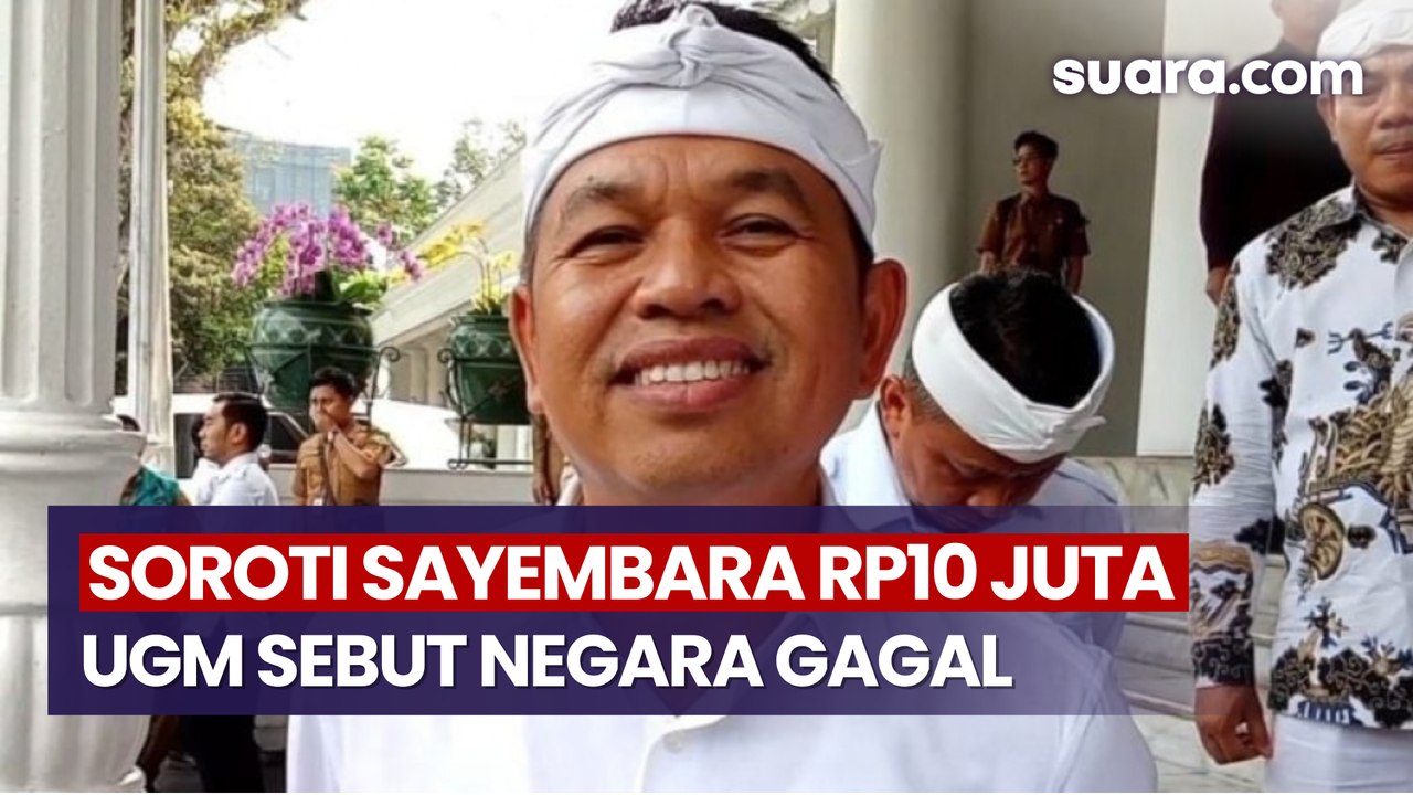 Soroti Sayembara Rp10 Juta Dedi Mulyadi, UGM sebut Negara Gagal Jamin Keamanan Masyarakat
