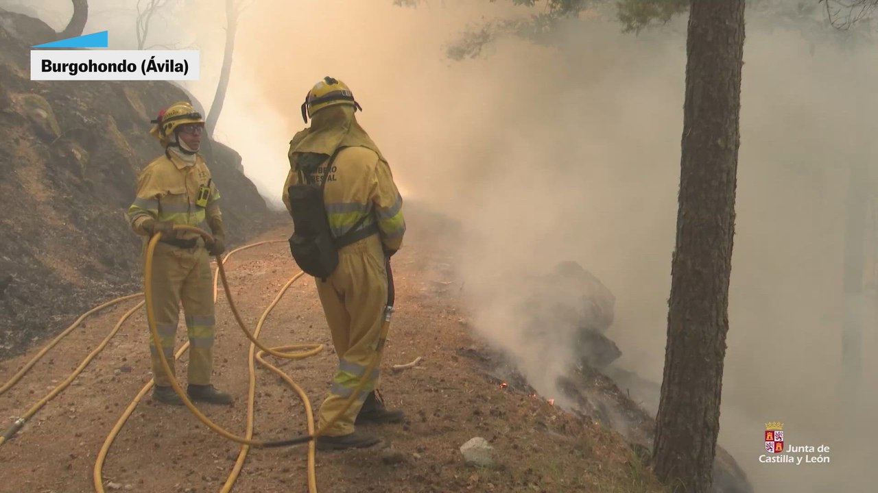 Paisajes devastados tras el paso de los incendios sobre la Península