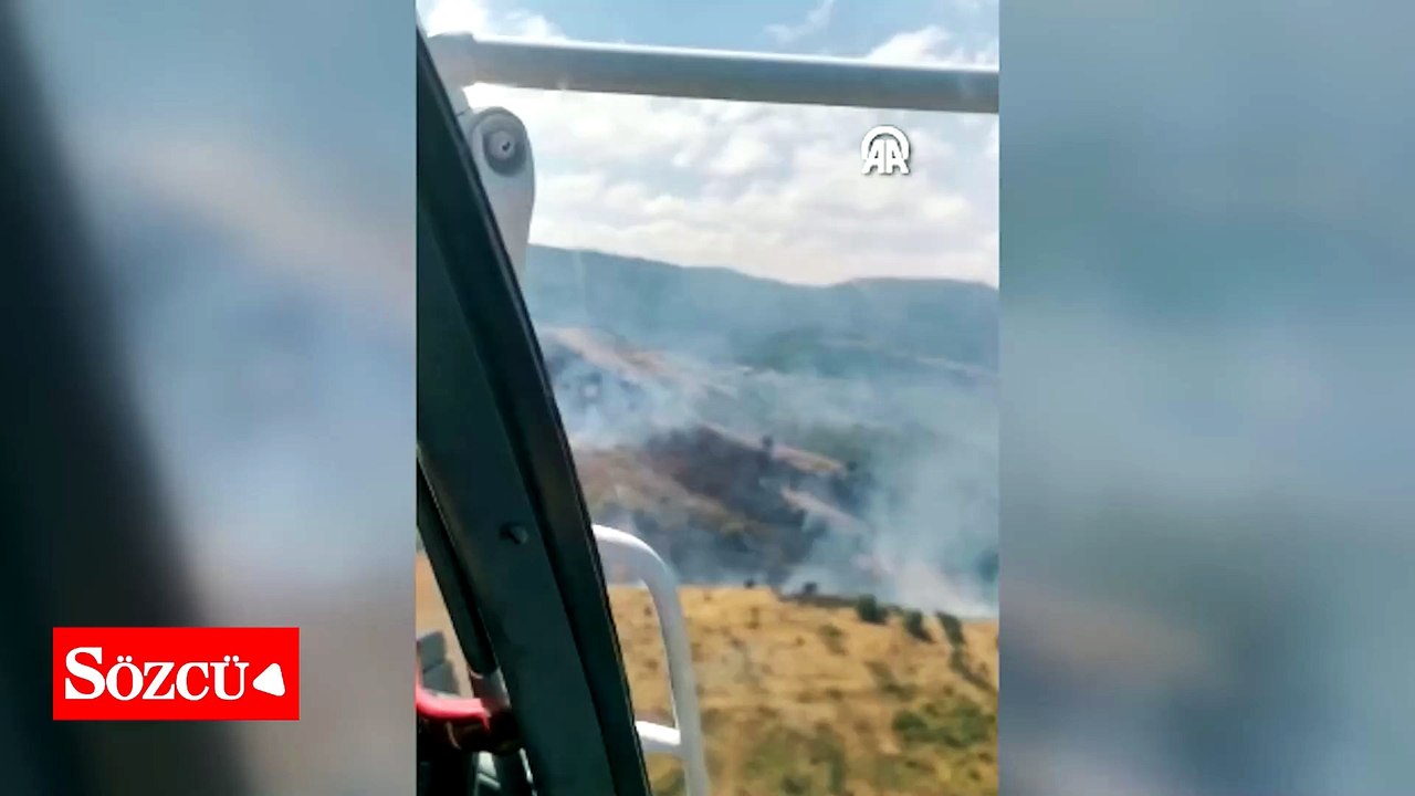 Bilecik'te tarım arazisinde yangın