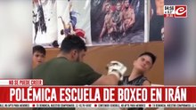 Polémica escuela de boxeo en Irán: a las piñas y sin protección