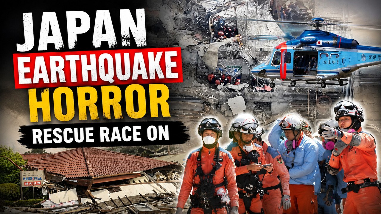 Japan Earthquake Horror: Death Toll Climbs, Rescue Operation On | Terrifying Moments