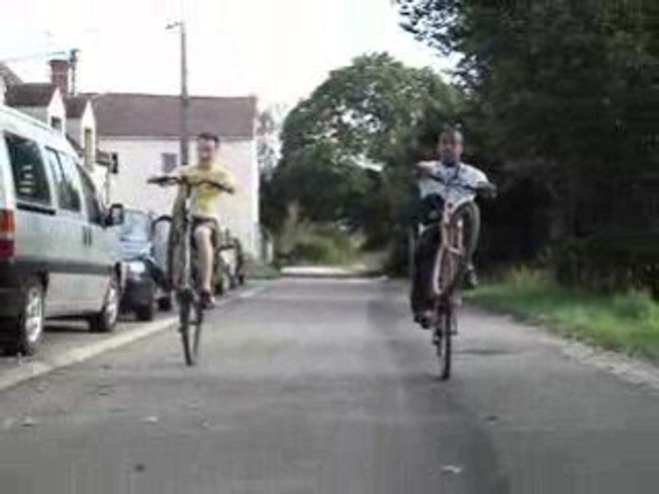 En roue comme d'hab quoi!
