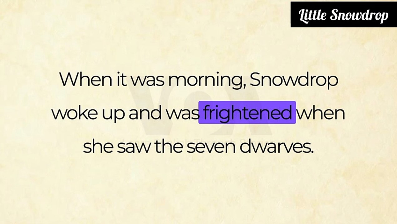 Little Snowdrop   Improve your English ⭐   Very Interesting Story - Level 3   VOA #16