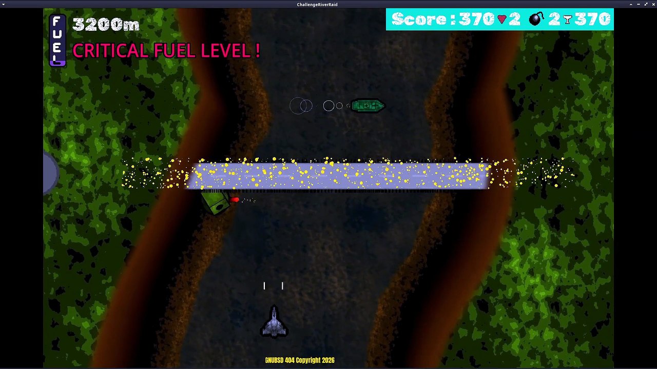 GNUBSD404 Short N186 Challenge River Raid (Linux)