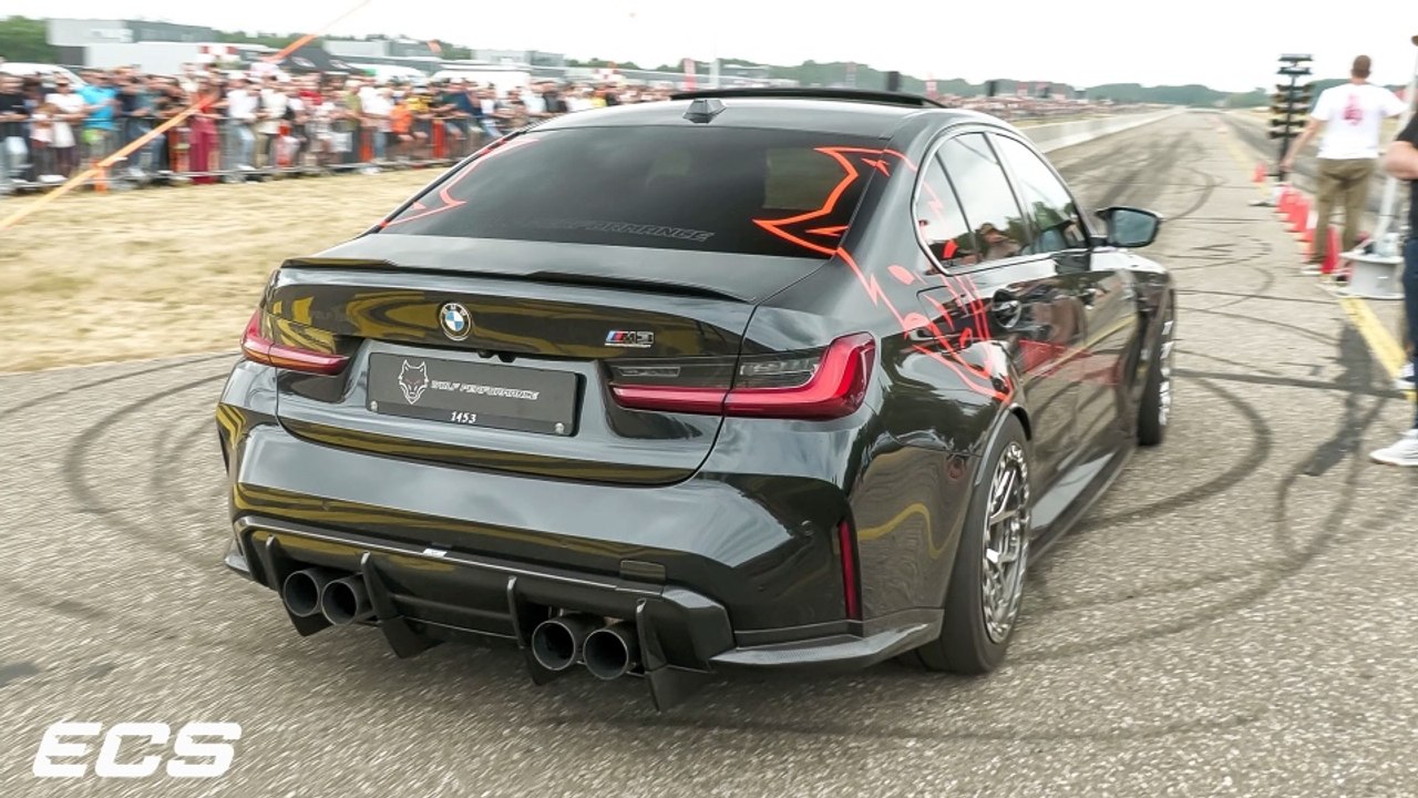 INSANE 1500HP BMW M3 G80 Drag Racing!