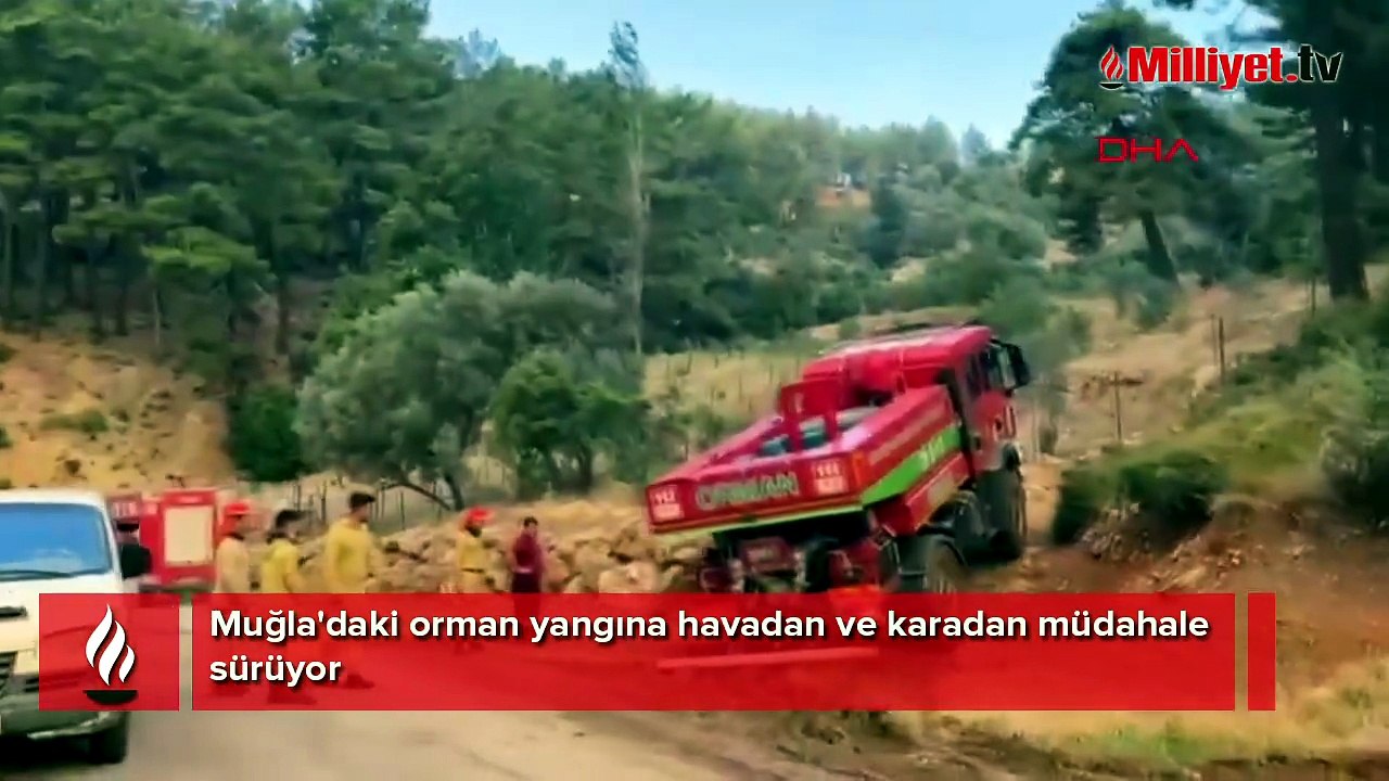Muğla'da evler tahliye edildi, otoyol trafiğe kapatıldı!