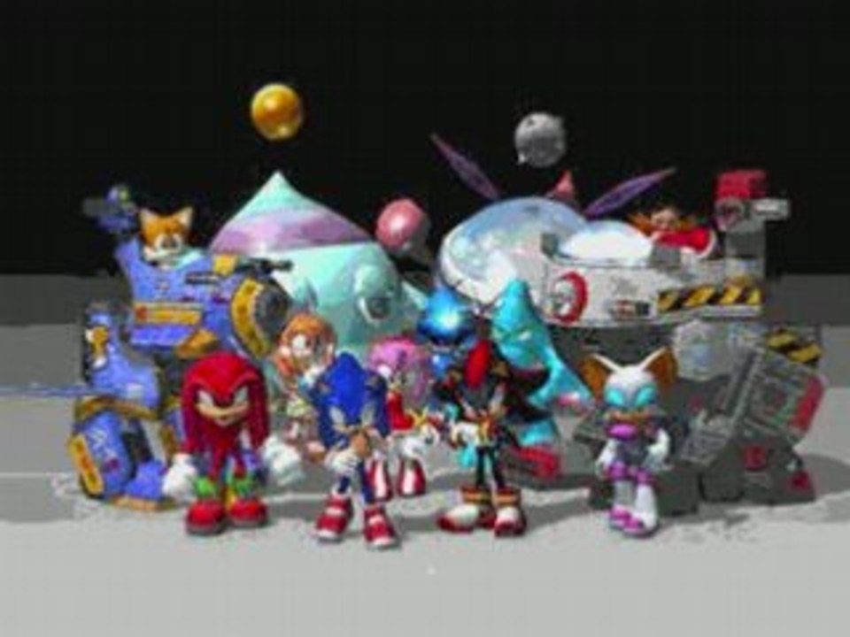 Shadow the hedgehog en action