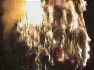 Scultpure de feu les mondes invisibles