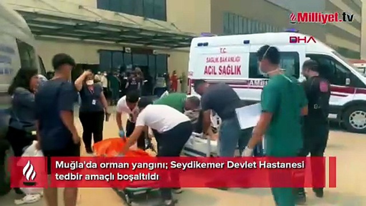 Devlet hastanesi tedbir amaçlı boşaltılıyor