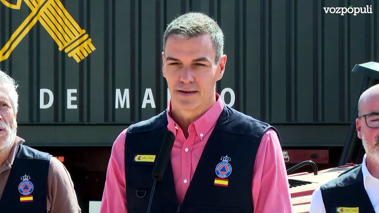 Sánchez advierte de unas horas decisivas en la lucha contra los incendios