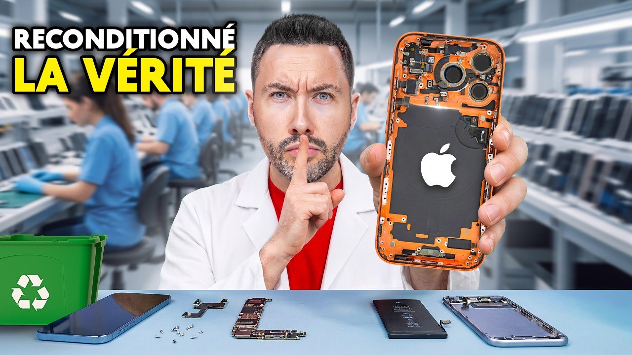 Ce Que Personne Ne Montre sur les iPhone Reconditionnés ! (visite d'usine)