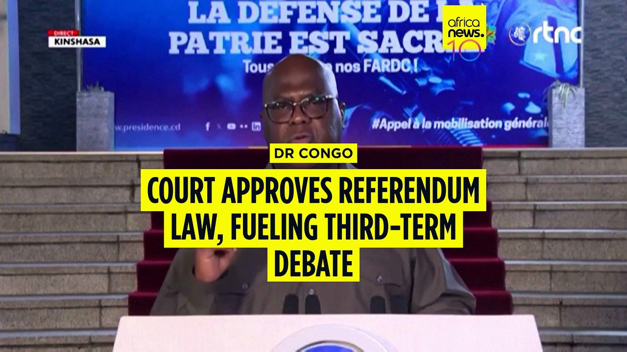 DR Congo court approves referendum law, fueling third-term debate