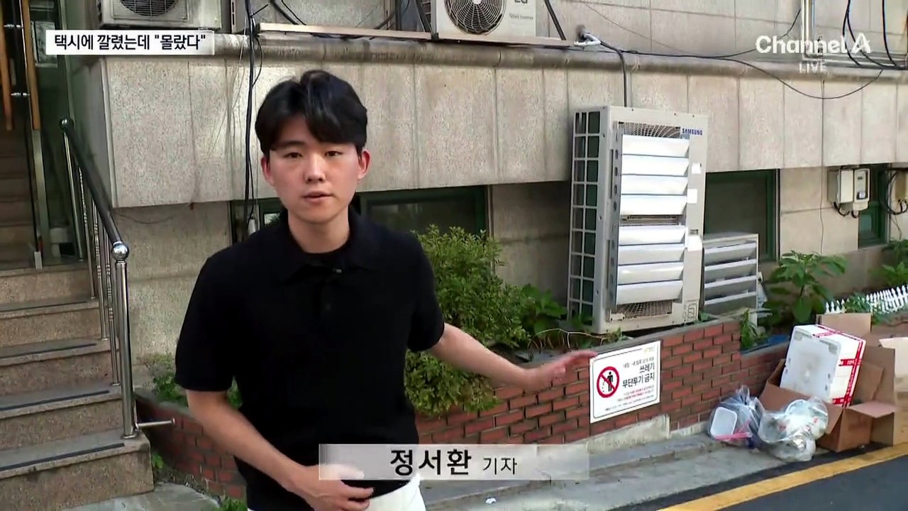택시에 깔려도 태연…마약 취한 여성 검거