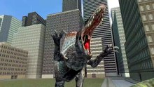 [SFM] Spinosaurus vs Trex in Gm_Bigcity!!!!