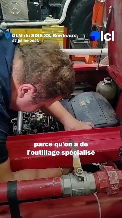 Incendie en Gironde : dans les ateliers du SDIS
