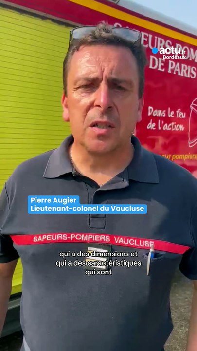 Incendie en Gironde : les pompiers des quatre coins de la France viennent aider