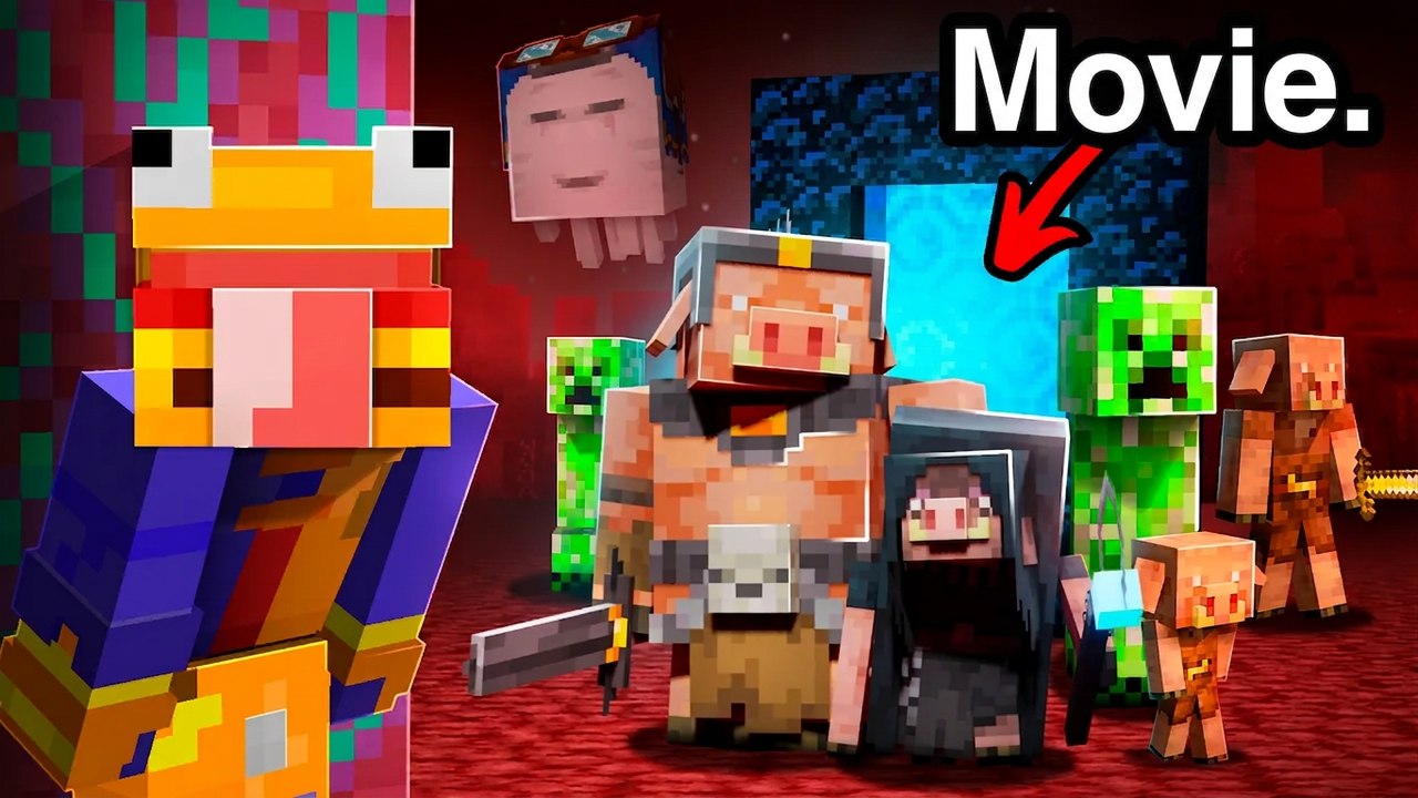 I Spent 100 Days in a Minecraft Movie
