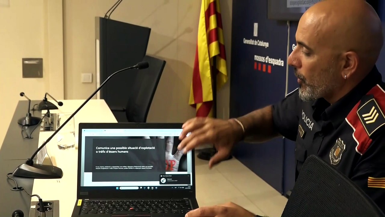 Los Mossos investigan 36 casos de tráfico de seres humanos, con 32 detenidos y 24 víctimas