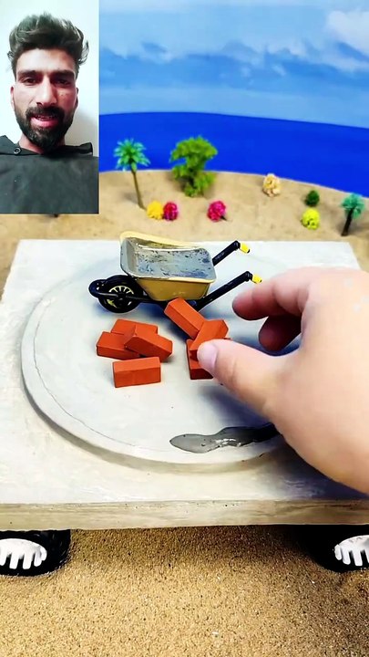 Building a Amazing Miniature Brick Castle from Scratch! 🧱✨
