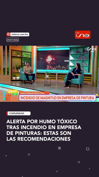 ¿Qué hacer ante la exposición al humo tóxico? Luego del incendio de magnitud en una empresa de pinturas, una experta nos explica cómo proteger nuestra salud