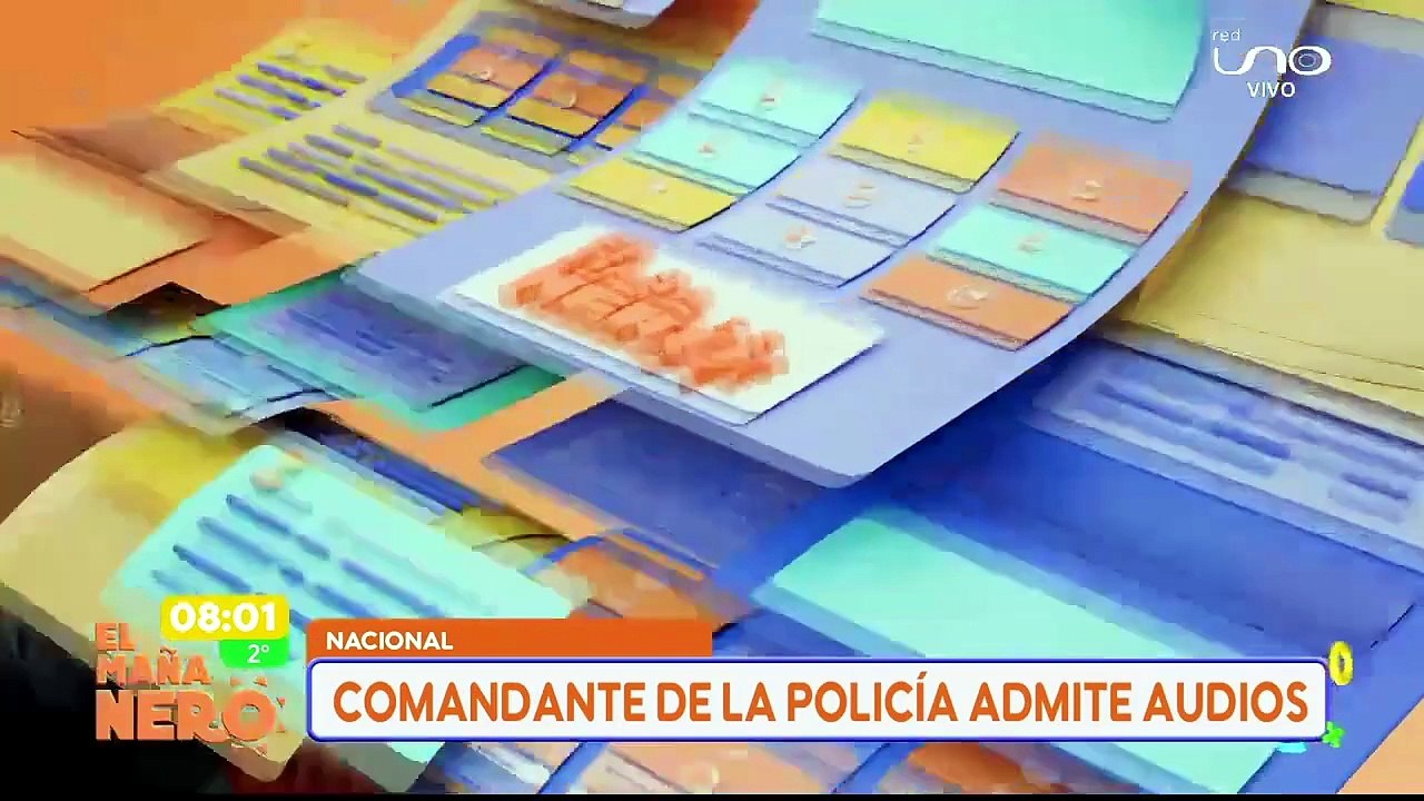 Comandante general de la policía se pronuncia sobre audios filtrados