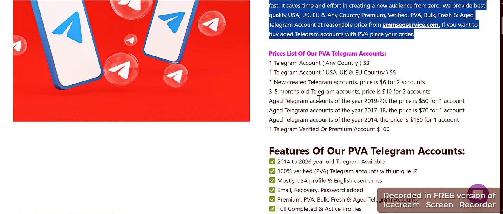 Reliable Platforms for Buying Aged Telegram ...