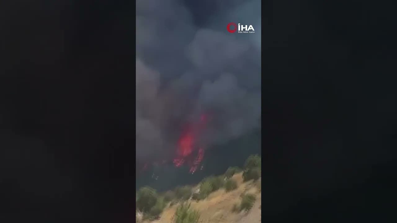 Antalya'da orman yangını