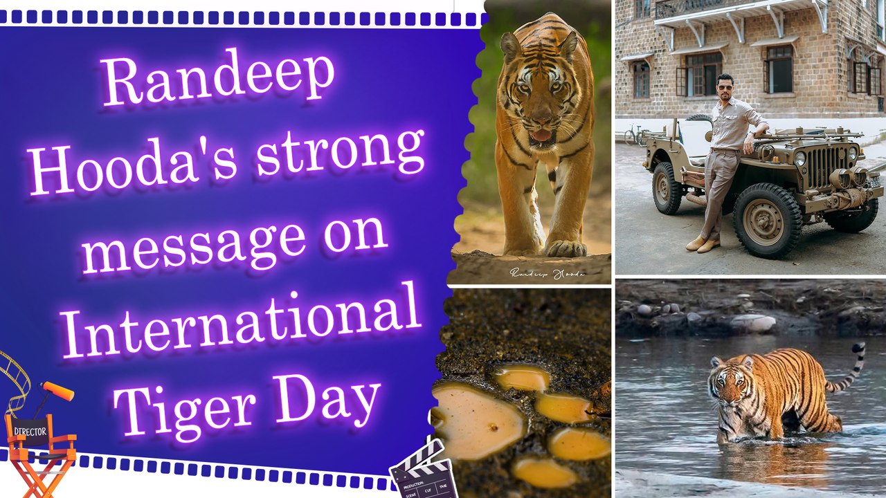 Randeep Hooda marks International Tiger Day with powerful call to protect tiger habitats