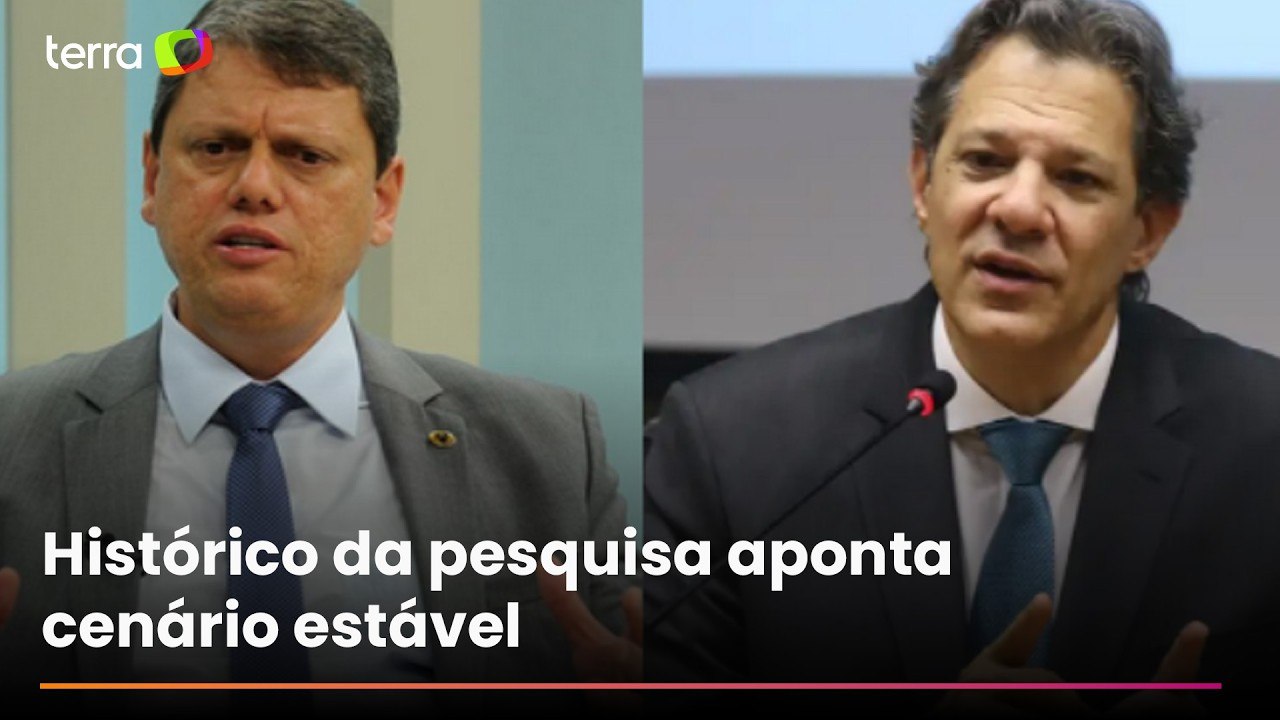 Genial/Quaest: Tarcísio lidera contra Haddad em cenários de 1º e 2º turno em SP