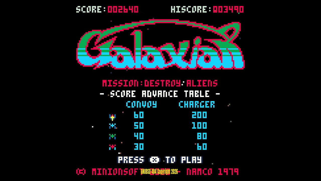 GNUBSD404 Long N213 Galaxian (Linux/web/Pico)